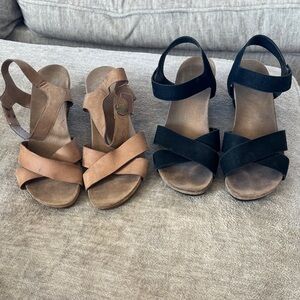 Stylish Women's Sandals in Black and Brown